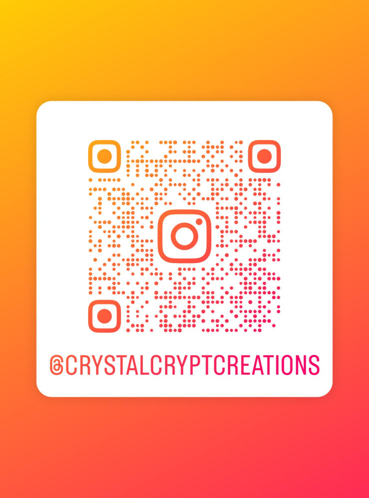 Instagram QR code for Crystal Crypt Creations